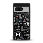 all is better in black back phone cover | glass case for Google Pixel 8
