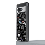 all is better in black back phone cover | glass case for Google Pixel 8