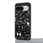 all is better in black back phone cover | glass case for google pixel 9