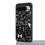 all is better in black back phone cover | glass case for google pixel 9 pro xl