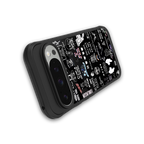 all is better in black back phone cover | glass case for google pixel 9 pro xl