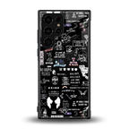 all is better in black back phone cover | glass case for samsung galaxy s23 ultra