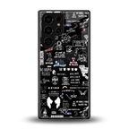 all is better in black back phone cover | glass case for samsung galaxy s25 ultra