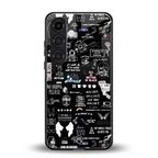 all is better in black back phone cover | glass case for samsung galaxy s23 plus