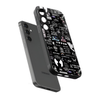 all is better in black back phone cover | glass case for samsung galaxy s23