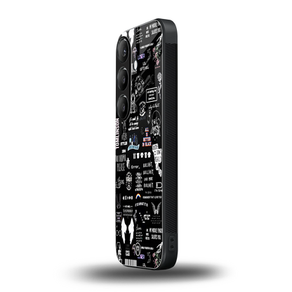 all is better in black back phone cover | glass case for samsung galaxy s24 plus