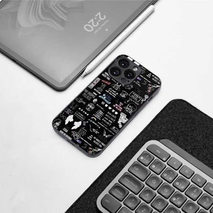 all is better in black back phone cover | glass case for samsung galaxy s24 ultra