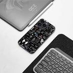 all is better in black back phone cover | glass case for samsung galaxy s23 plus