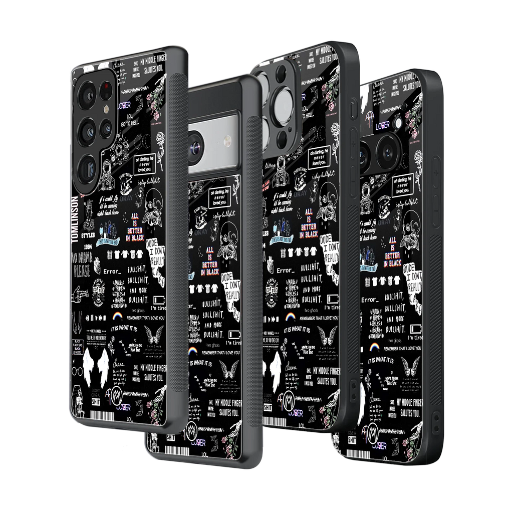 Stylish Glass Back Case for All Smartphones – iPhone, Samsung, OnePlus, Pixel, Redmi, Oppo, Vivo, Motorola