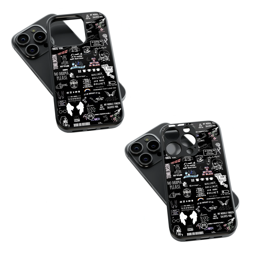 Trendy Glass Back Mobile Case for iPhone, Samsung, Redmi, OnePlus, Google Pixel, Motorola