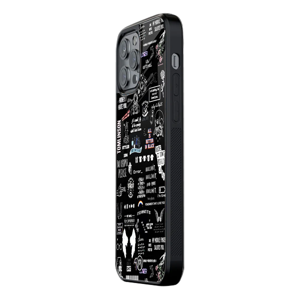 Slim Glass Back Phone Case for Multiple Brands – iPhone, Samsung, Redmi, OnePlus, Oppo, Vivo