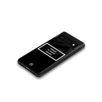 allergic to stupid people black back phone cover | glass case for google pixel 6 pro