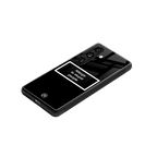 allergic to stupid people black back phone cover | glass case for samsung galaxy s23