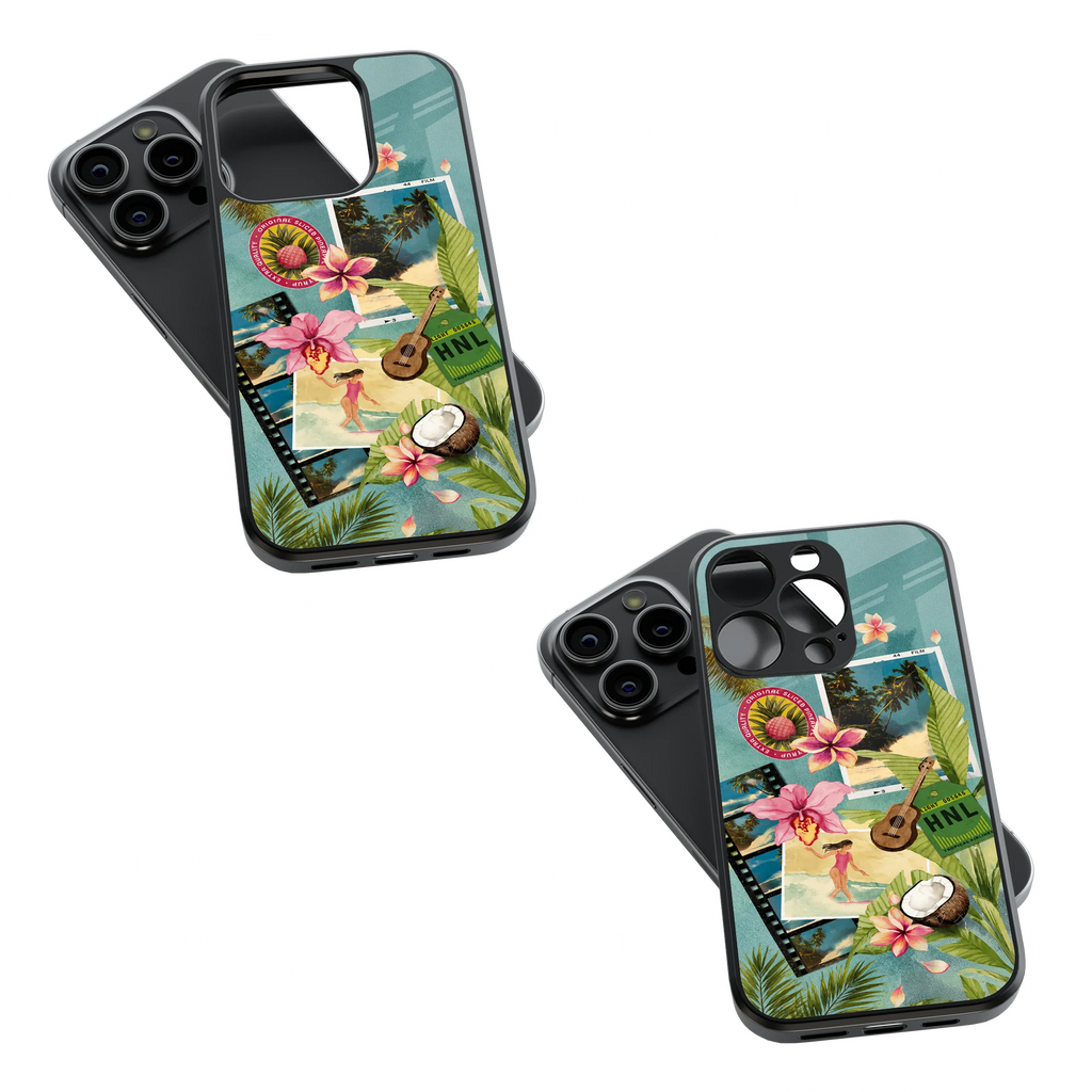 Trendy Glass Back Mobile Case for iPhone, Samsung, Redmi, OnePlus, Google Pixel, Motorola