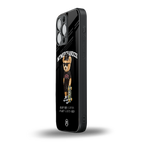alpha bear back phone cover | glass case for iphone 15 pro max