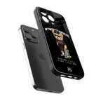 alpha bear back phone cover | glass case for iphone 16 pro