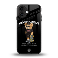 alpha bear back phone cover | glass case for iphone 16