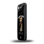 alpha bear back phone cover | glass case for iphone 16e