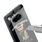 alpha bear back phone cover | glass case for iphone 16e