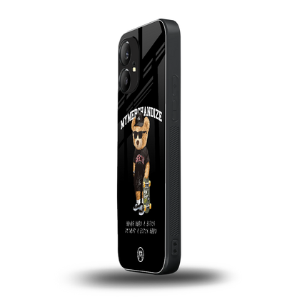 alpha bear back phone cover | glass case for nothing phone 1