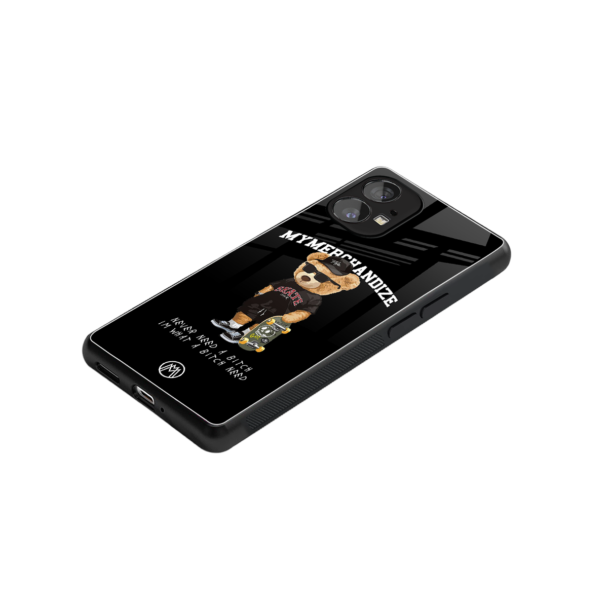 alpha bear back phone cover | glass case for nothing phone 1
