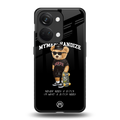 alpha bear back phone cover | glass case for oneplus nord 3