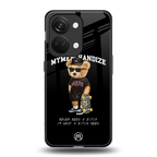 alpha bear back phone cover | glass case for oneplus nord 3
