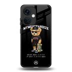 alpha bear back phone cover | glass case for oneplus nord ce 3