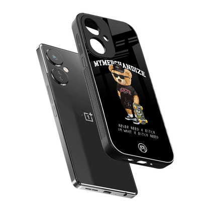 alpha bear back phone cover | glass case for oneplus nord ce 3