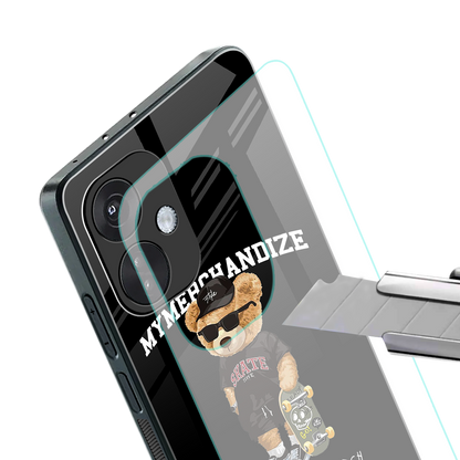 alpha bear back phone cover | glass case for oneplus nord ce 3