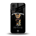 alpha bear back phone cover | glass case for oneplus nord ce 4 lite