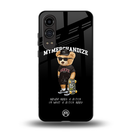 alpha bear back phone cover | glass case for oneplus nord ce 4 lite