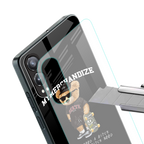 alpha bear back phone cover | glass case for oneplus nord ce 4 lite