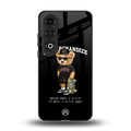 alpha bear back phone cover | glass case for oneplus nord ce 4