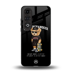 alpha bear back phone cover | glass case for oneplus nord ce 4