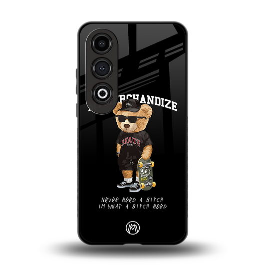 alpha bear back phone cover | glass case for oneplus nord ce 4
