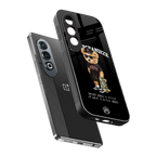 alpha bear back phone cover | glass case for oneplus nord ce 4