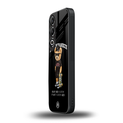 alpha bear back phone cover | glass case for oneplus nord ce 4