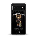 alpha bear back phone cover | glass case for Google Pixel 6A