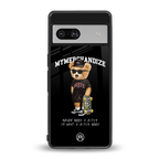 alpha bear back phone cover | glass case for Google Pixel 7A