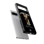 alpha bear back phone cover | glass case for google pixel 8 pro