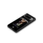 alpha bear back phone cover | glass case for google pixel 8 pro