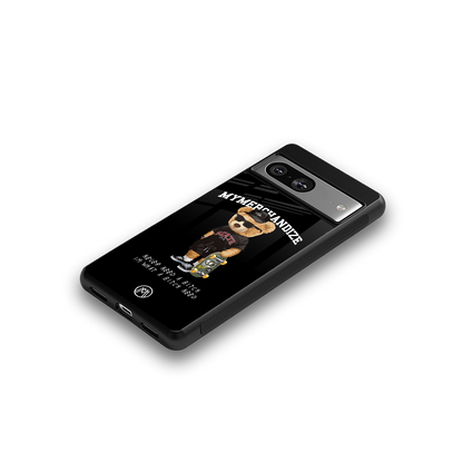 alpha bear back phone cover | glass case for Google Pixel 8