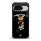 alpha bear back phone cover | glass case for google pixel 9