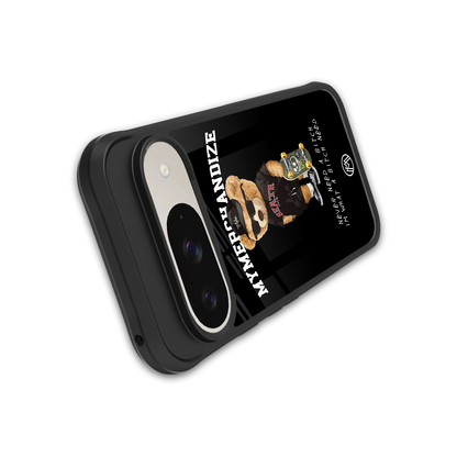 alpha bear back phone cover | glass case for google pixel 9