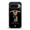 alpha bear back phone cover | glass case for google pixel 9 pro xl
