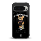 alpha bear back phone cover | glass case for google pixel 9 pro xl