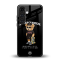 alpha bear back phone cover | glass case for samsung galaxy s23 plus