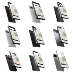 Durable Glass Back Mobile Case for iPhone, Samsung, OnePlus, Google Pixel, Redmi, Vivo, Oppo