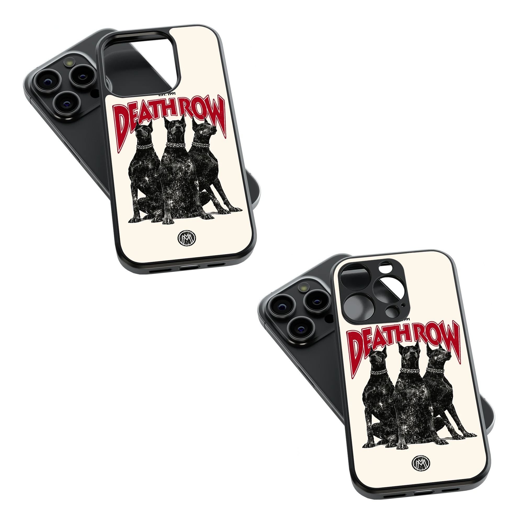 Trendy Glass Back Mobile Case for iPhone, Samsung, Redmi, OnePlus, Google Pixel, Motorola